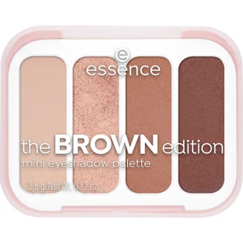 essence Brown Mini Eyeshadow Palette Šešėliai