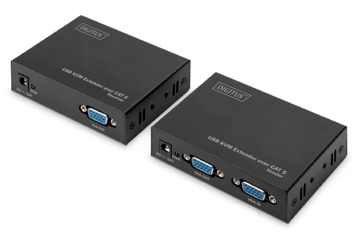 DIGITUS USB KVM Extender über Cat 5 extern retail