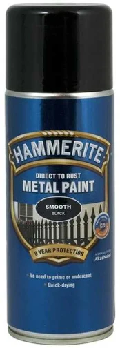 Hammerite Hammerite Purškiklis Paint Smooth Juodas 400 Ml