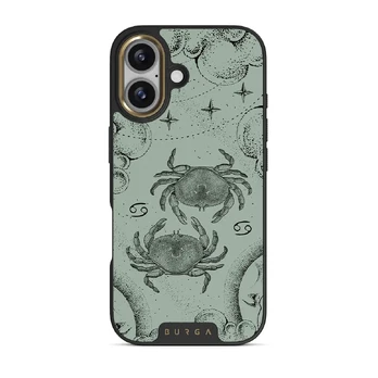 Cancer - iPhone 17 Case, Elite Dark (MagSafe) / Gold / Turquoise