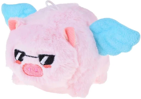 Adorable Plush Pig Keychain with Spinning Tail ZA5680