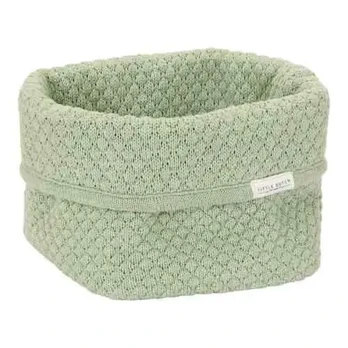 Little Dutch Storage Basket small ´Pure Sage` knitted