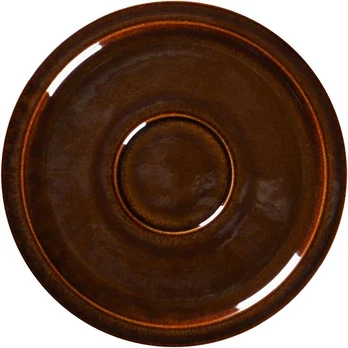 STONE Spodek 16,3 cm bursztynowy