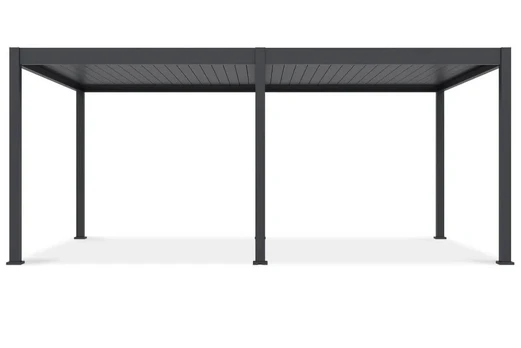 Pavėsinė Pergola DELUXE AUTOMATIC 369x600x256 cm su LED, Anthracite