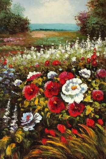 Paveikslas Gėlių Pieva