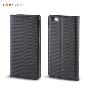 Forever Smart Magnetic Fix dėklas skirtas Apple iPhone 6 6S, juodas