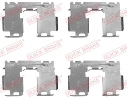 QUICK BRAKE QB109-1760 Brake pad fitting kit