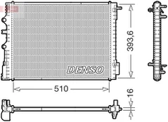 Radiatorius, variklio aušinimas DENSO DRM23120