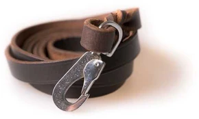 Lash Brow Leather Leash (pcp hook) 1,5 x 180 ruda