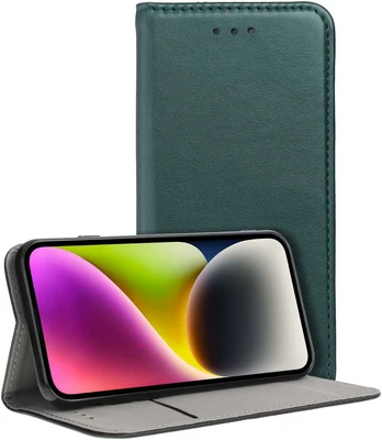„SMART MAGNETO“ dėklas, skirtas „XIAOMI Redmi Note 15 5G“, tamsiai žalias