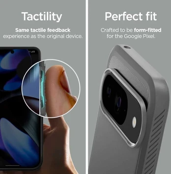 Spigen Rugged Armor Google Pixel 9 / 9 PRO marble pilkas