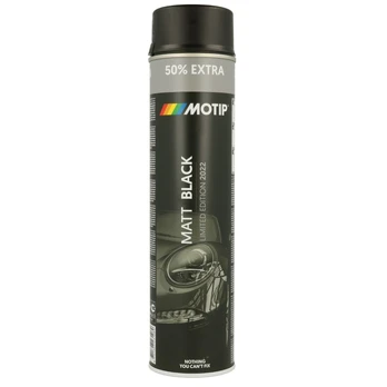 MOTIP Dažai juodi matiniai 600ml