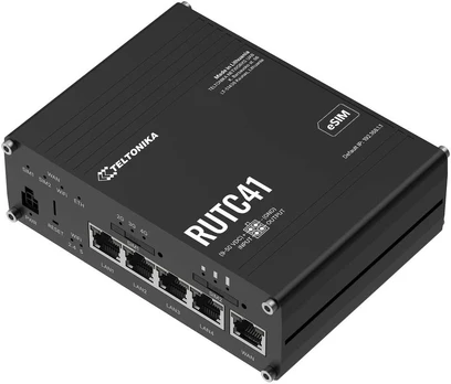 Teltonika Networks RUTC41 (EU) 4G Cat 4 Edge router with WiFi 6, docker