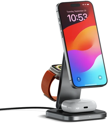 Satechi 3-in-1 Foldable Qi2 Charging Stand