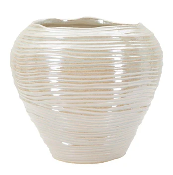 Apvali vaza Perly, Ø 27 × 24 cm