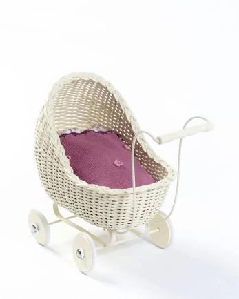Smallstuff - Doll Stroller - Off White (51001-02)