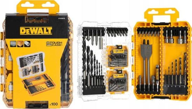 DEWALT DRILL AND BITS SET 100 pcs. 5054905321178