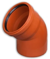 Alkūnė lauko kanalizacijai Wavin, 160 mm, 45 ° kaina
