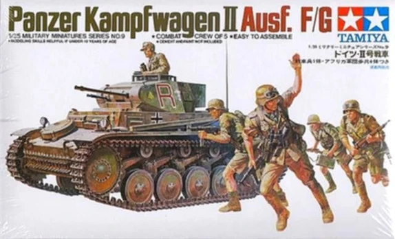 Tamiya - Panzerkampfwagen II Ausf. F/G, 1/35, 35009