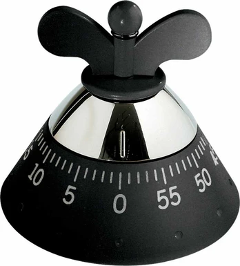 Alessi virtuvės laikmatis juodas A09 B