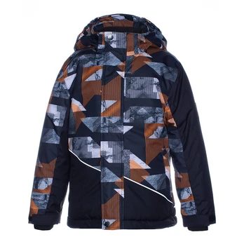 Huppa Berniukų striukė ALEX 1, black pattern/ black, 122 cm