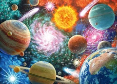 Dėlionė Ravensburger Cosmos 133468V, 36 cm x 49 cm kaina