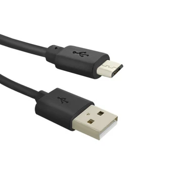 Qoltec USB-A - Micro USB-B 0.25 m USB kabelis 0,25 m USB 2.0 USB A Micro-USB B Juoda