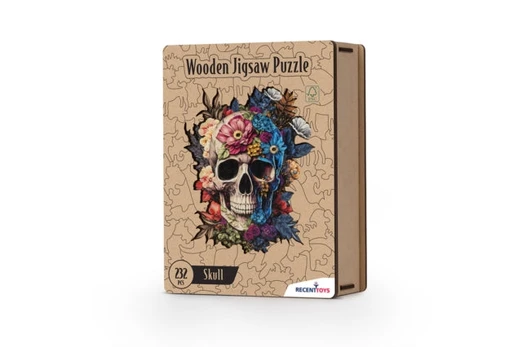 Wooden Puzzle - Skull