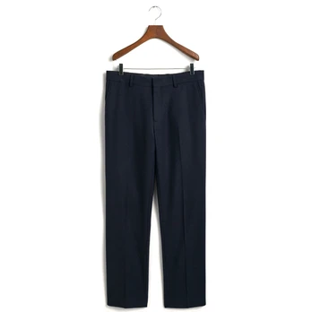 Kelnės vyrams, Mėlyna, SLIM FLANNEL PANTS