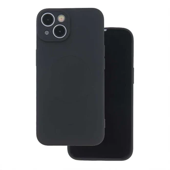Dėklas Simple Color Mag case for iPhone 14 6,1' juodas