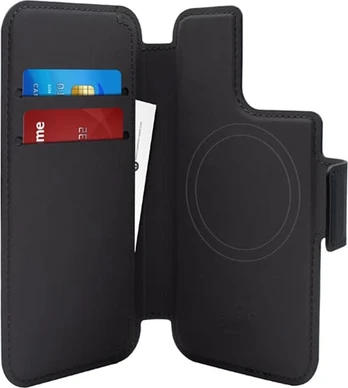 Puro PURO Folio MagSafe Case - Dėklas iPhone 14 Pro / 13 Pro (juoda)