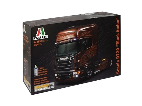 ITALERI Scania R730 Black Amber