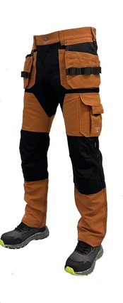 Kelnės su kišenėmis dėklais Titan Flexpro, ruda C62, Pesso