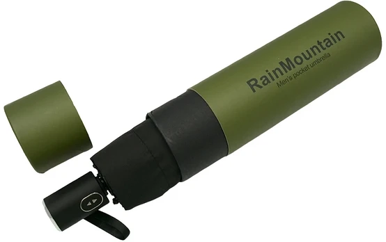Juodas automatinis skėtis „RainMountain“