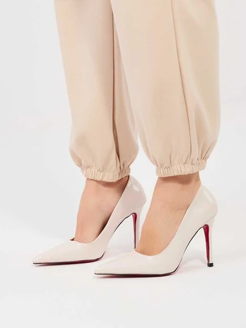 Italy Moda Kelnės-IT-SP-22197.64-smėlio spalva