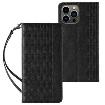 Dėklas Magnet Strap Samsung Galaxy S23 Plus Juodas