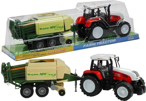 Lean Sport Large tractor with trailer Farm Machine 65 cm