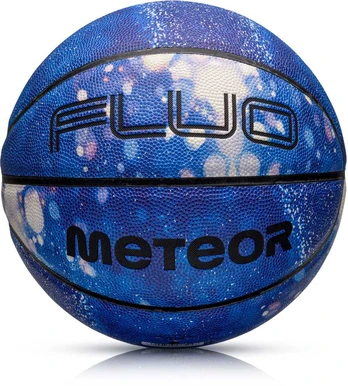 Krepšinio kamuolys Meteor Fluo Mėlyna/balta 7