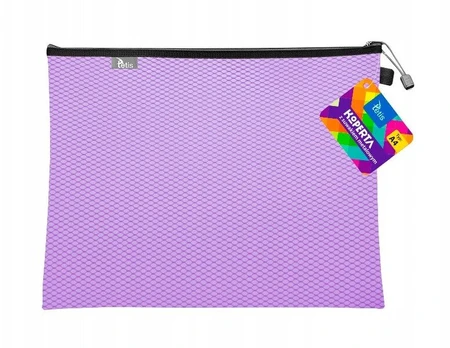 Tetis A4 aplankas su užtrauktuku, violetinis