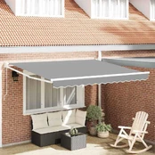 Ištraukiama markizė Balta 350 x 250 cm Aliuminis kaina