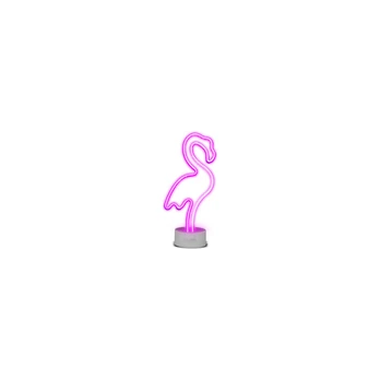 LED lempa su rožiniu flamingo efektu