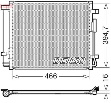 Kondensatorius, oro kondicionierius DENSO DCN41032
