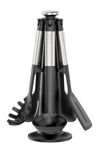 Joseph Joseph Joseph Elevate Silicon Steel 6el. juoda