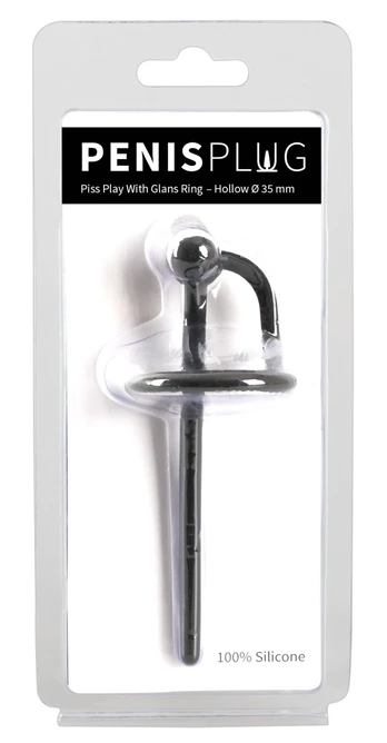 Penisplug Piss Play with glans šlaplės stimuliatorius