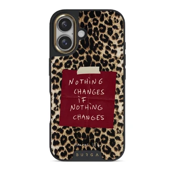 Nothing Changes - iPhone 16 Plus Case, Elite Dark (MagSafe) / Gold