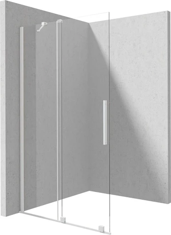 Walk-in shower wall 80 cm - sliding