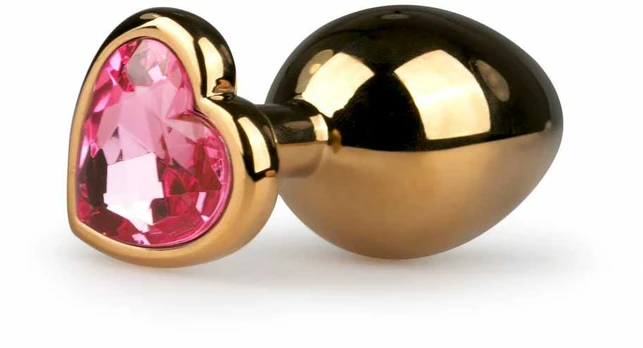 Sinner Gear Aliuminio Plug with Heart Crystal Medium Sidabrinis
