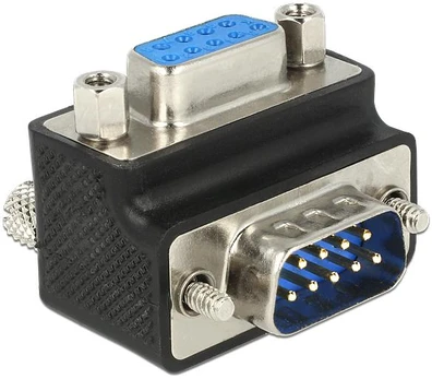 Delock DB- 9 - DB- 9, Juoda (65595)