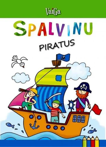 KNYGA “Spalvinu piratus”, 3+