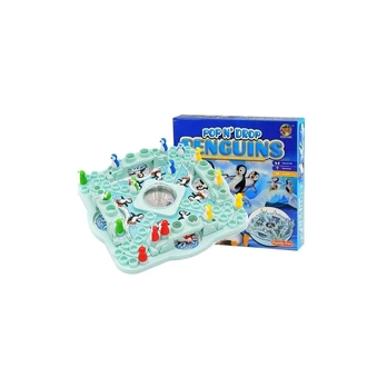 Lean Toys Šeimos žaidimas „Pingvinų lenktynės“